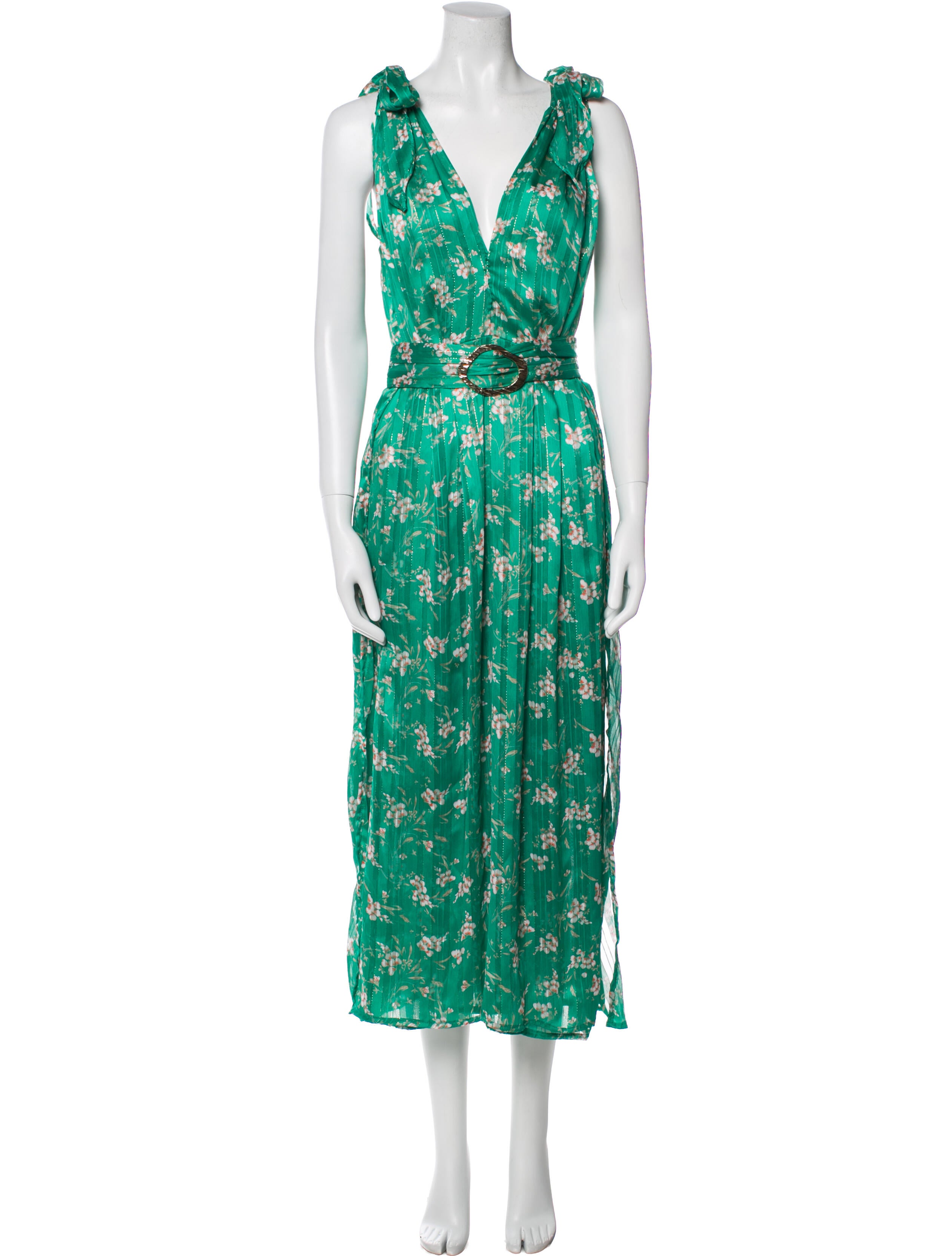 Sabina Musayev Floral Print Long Dress