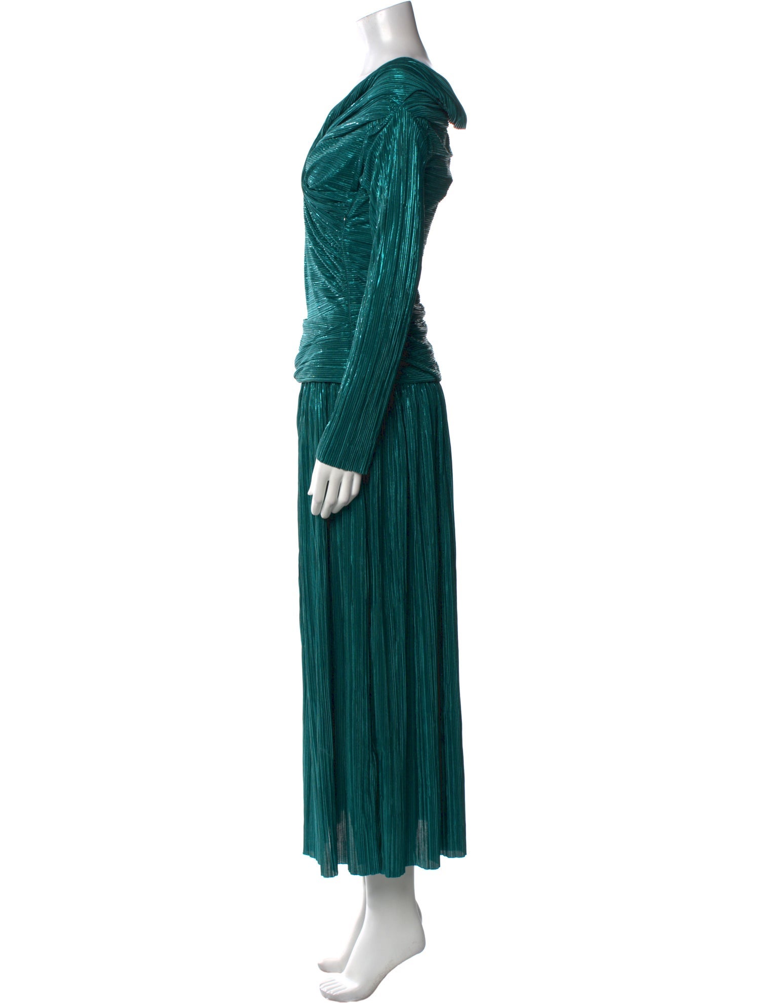 Sabina Musayev Cowl Neck Long Dress w/ Tags