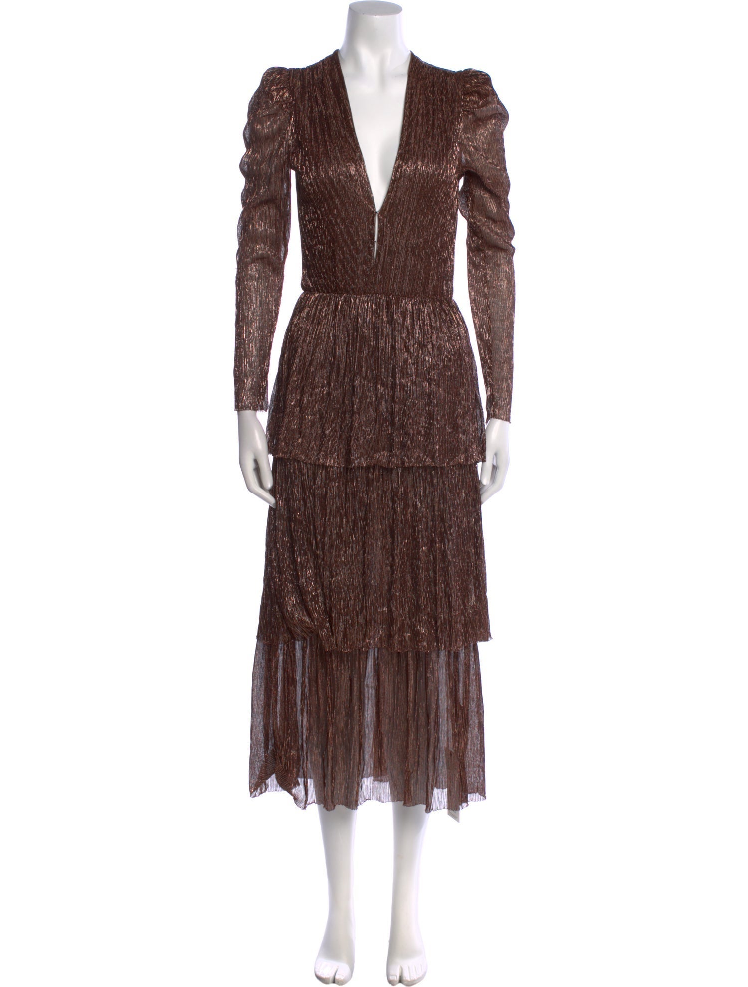 Sabina Musayev Printed Long Dress