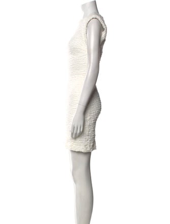 Sabina Musayev Crew Neck Mini Dress