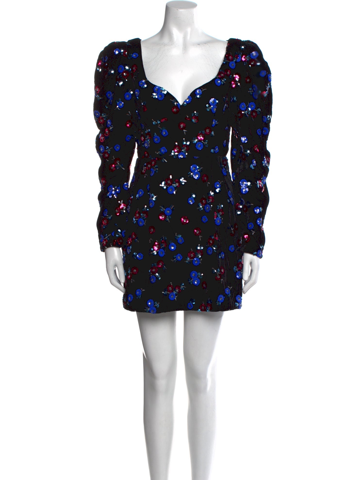 Sabina Musayev Floral Print Mini Dress