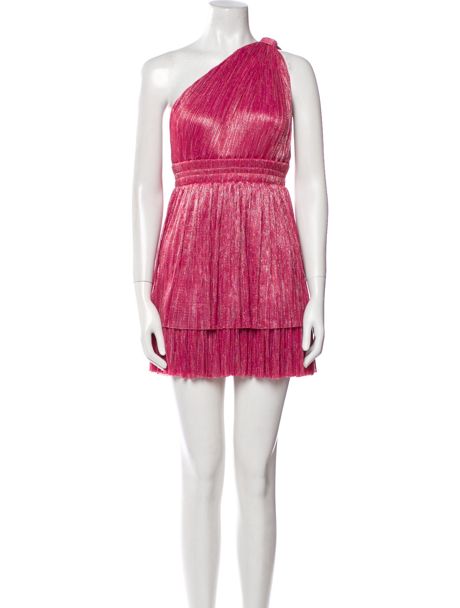 Sabina Musayev One-Shoulder Mini Dress