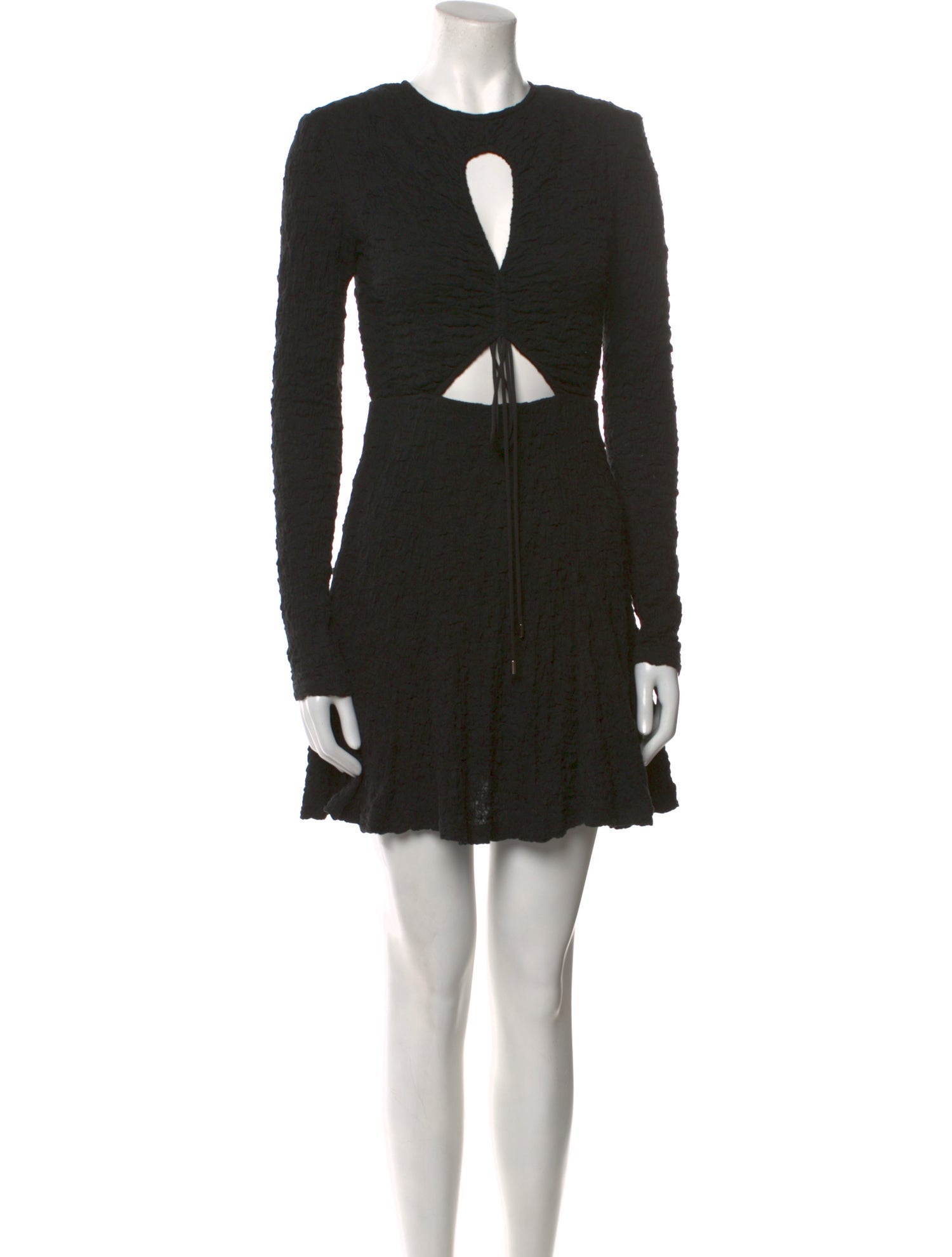 Sabina Musayev Crew Neck Mini Dress