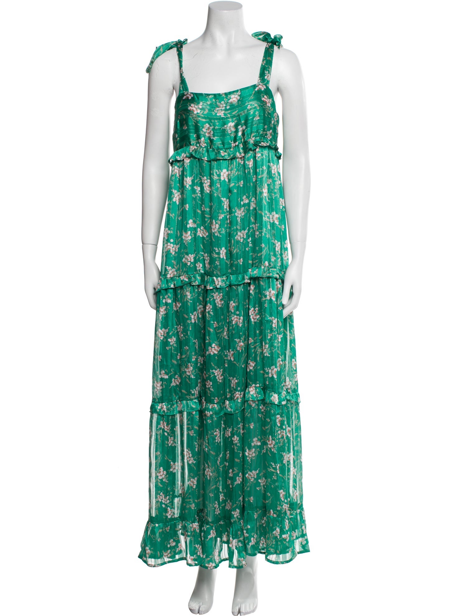 Sabina Musayev Floral Print Long Dress