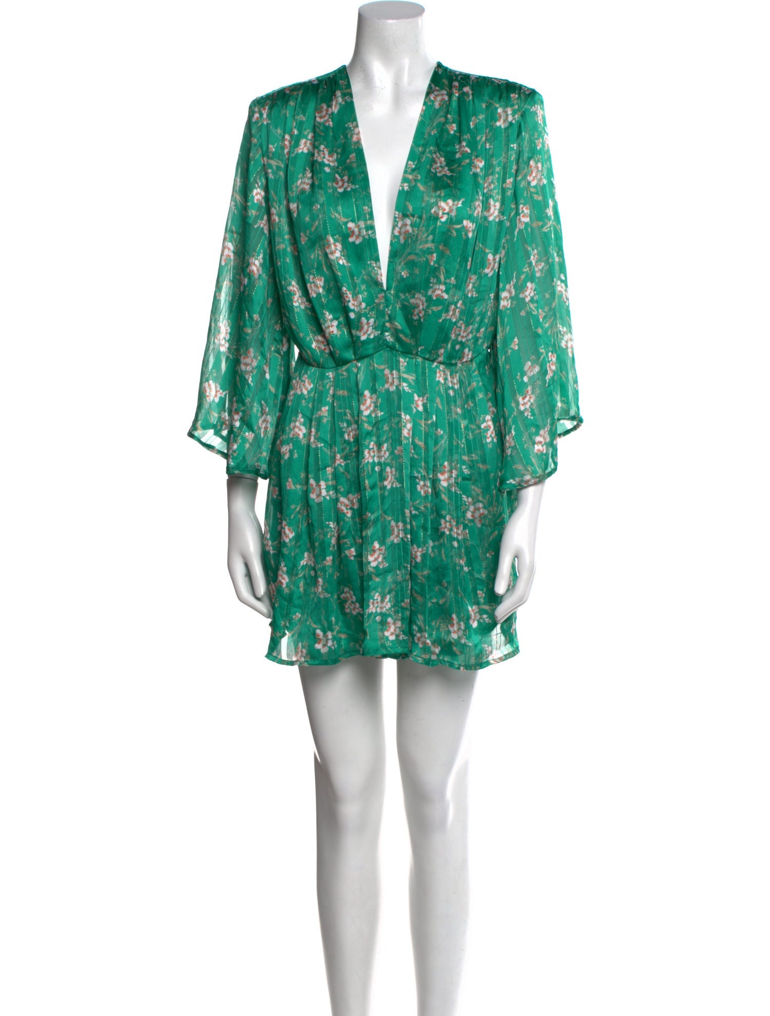 Sabina Musayev Floral Print Mini Dress