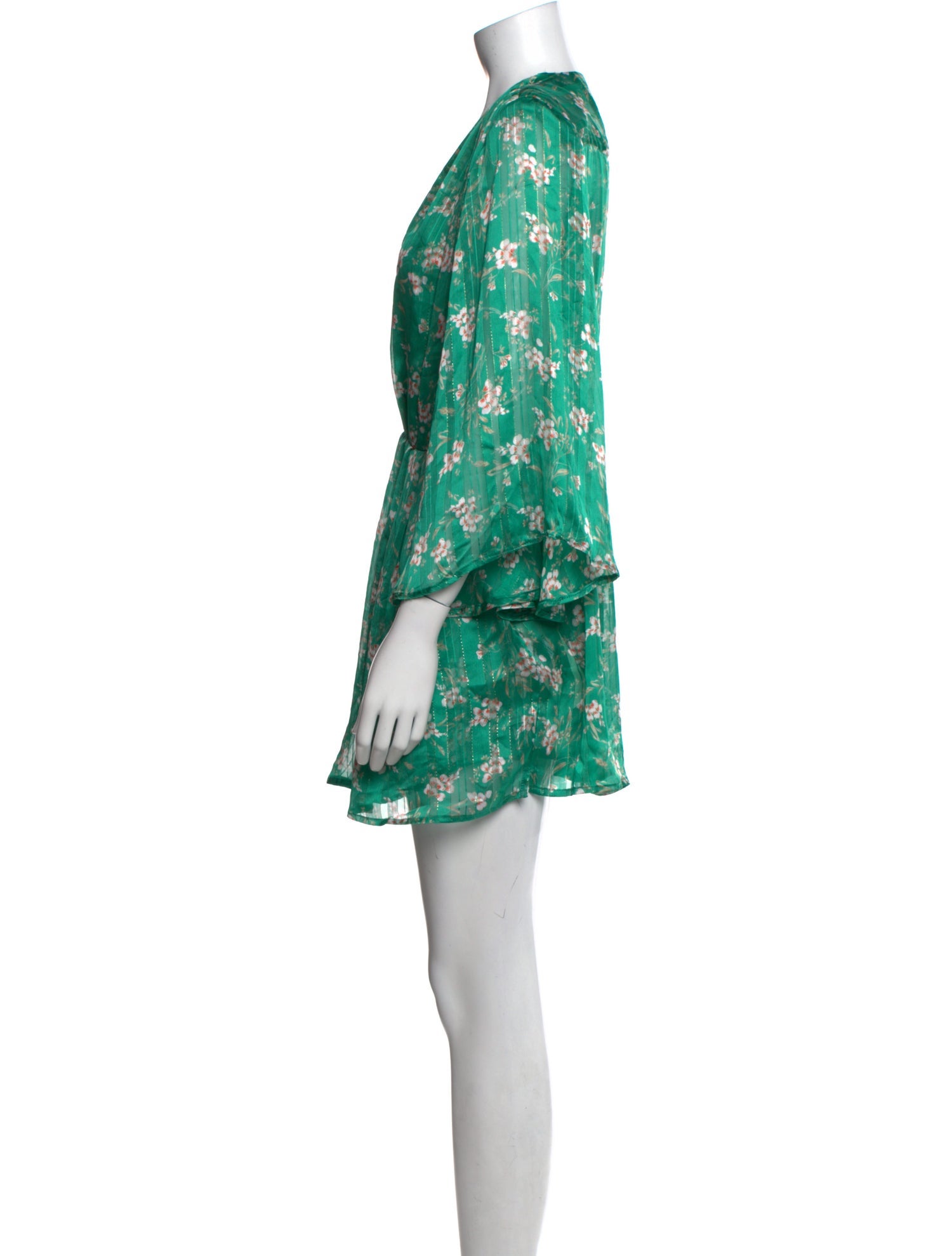 Sabina Musayev Floral Print Mini Dress