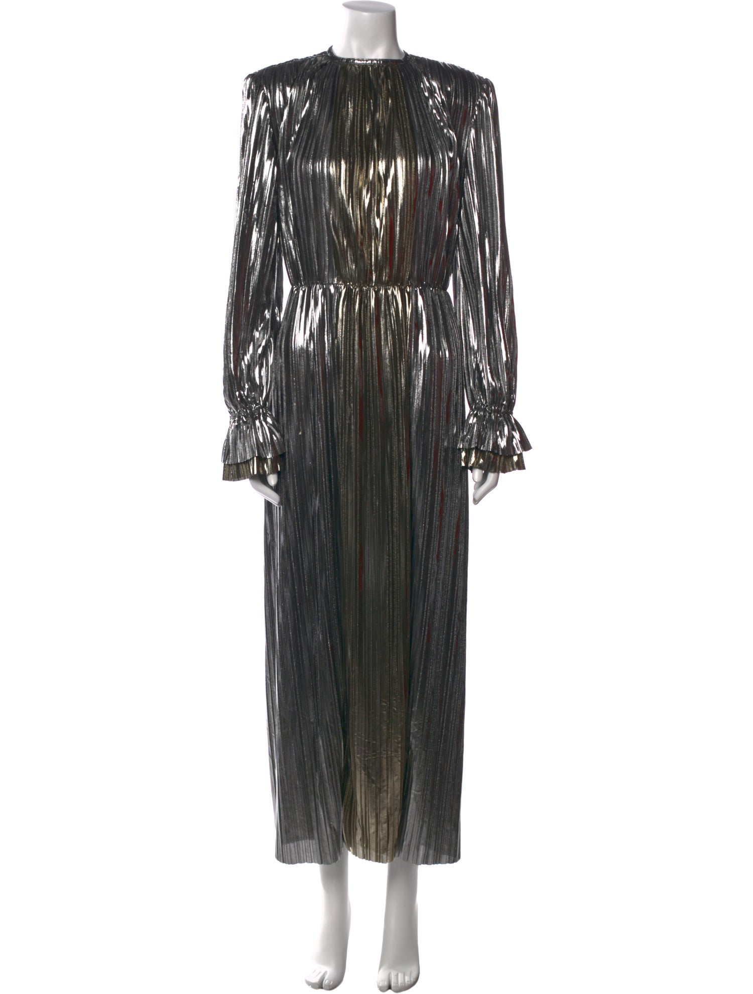 Sabina Musayev Striped Long Dress