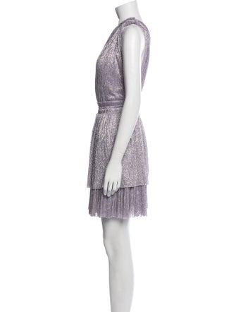 Sabina Musayev One-Shoulder Mini Dress