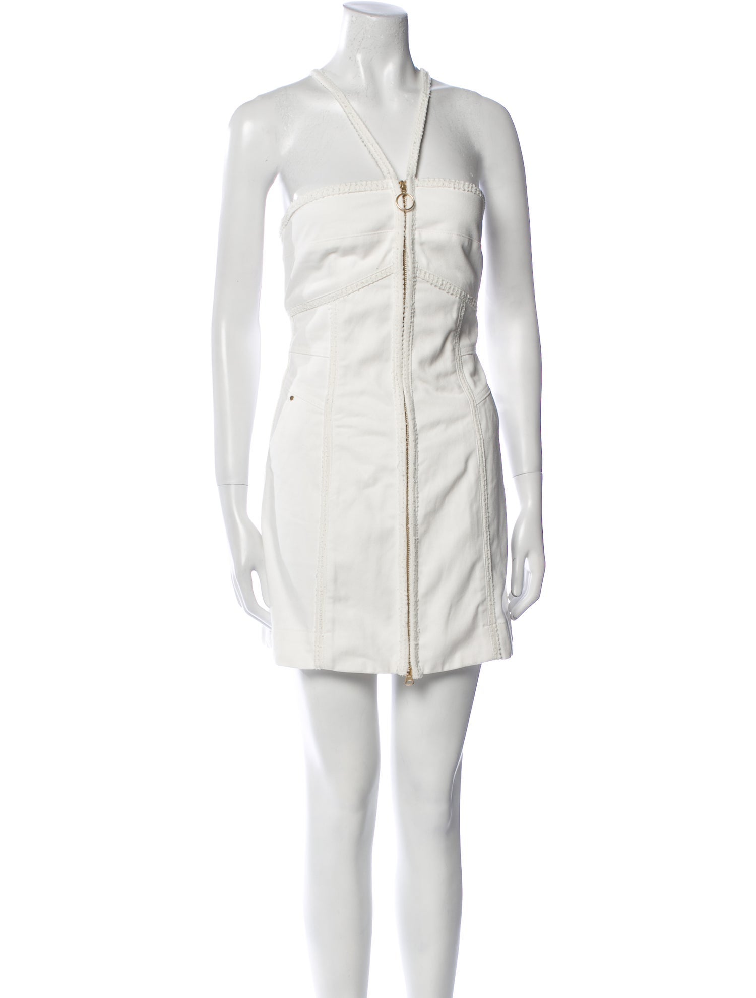 Sabina Musayev Halterneck Mini Dress w/ Tags