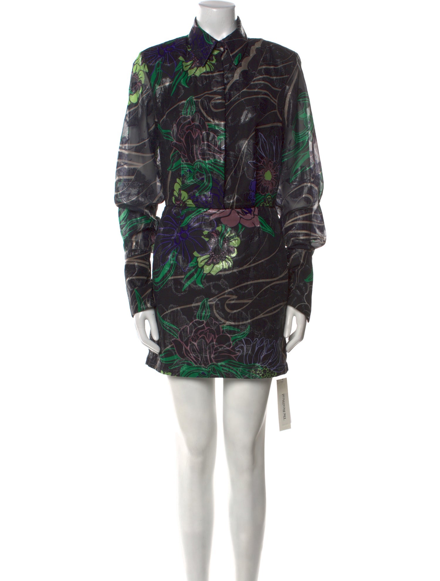 Sabina Musayev Printed Mini Dress