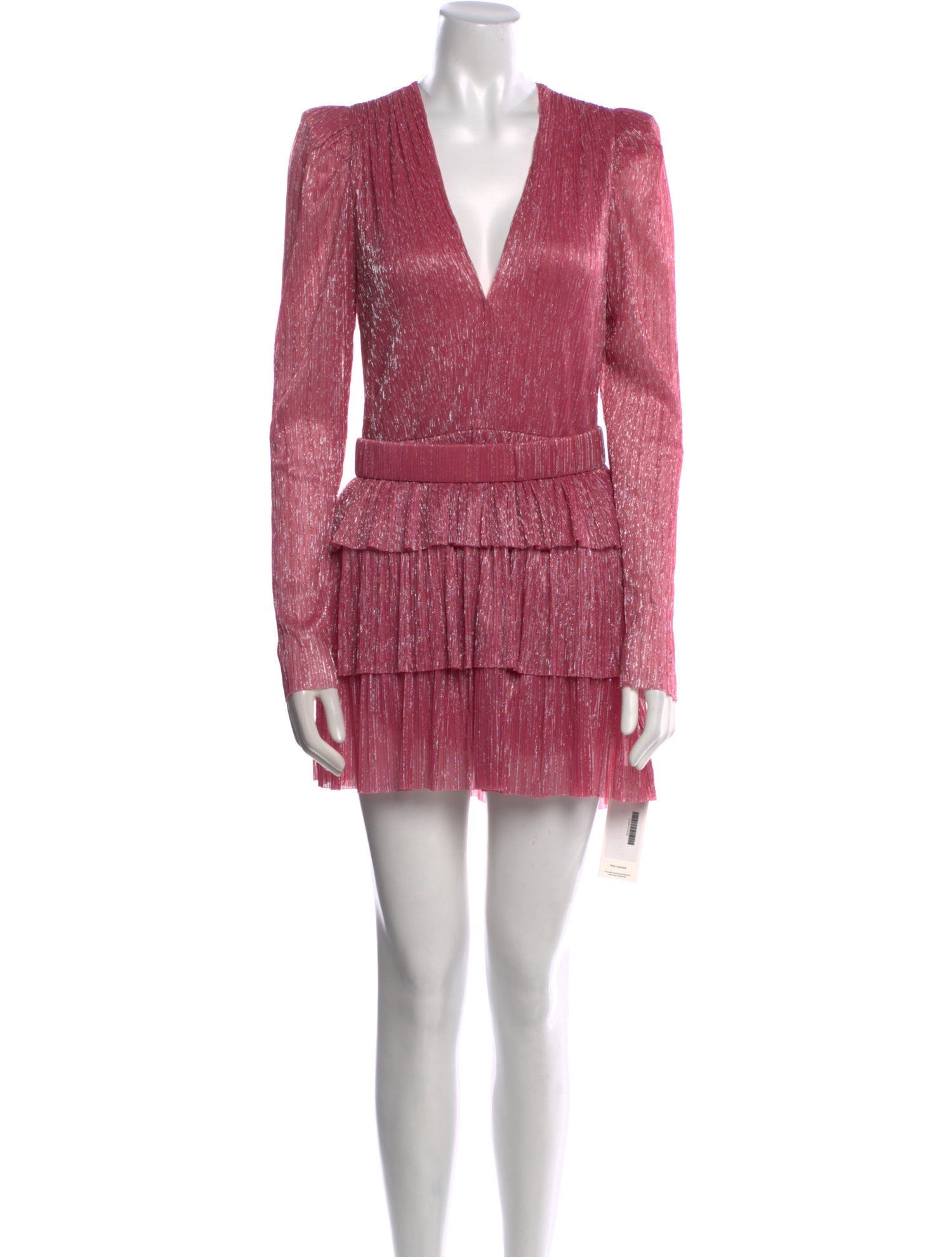 Sabina Musayev V-Neck Mini Dress w/ Tags