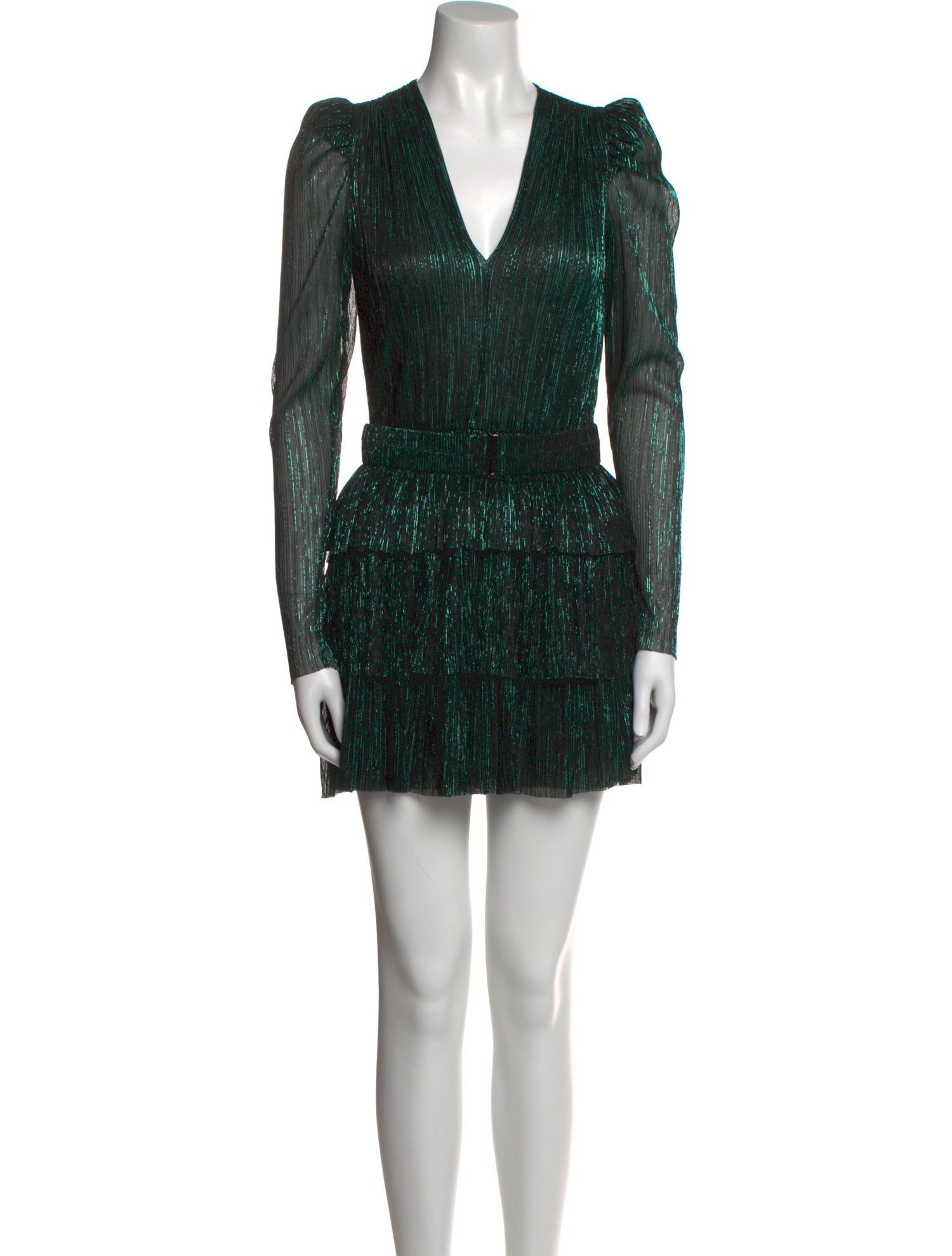 Sabina Musayev V-Neck Mini Dress