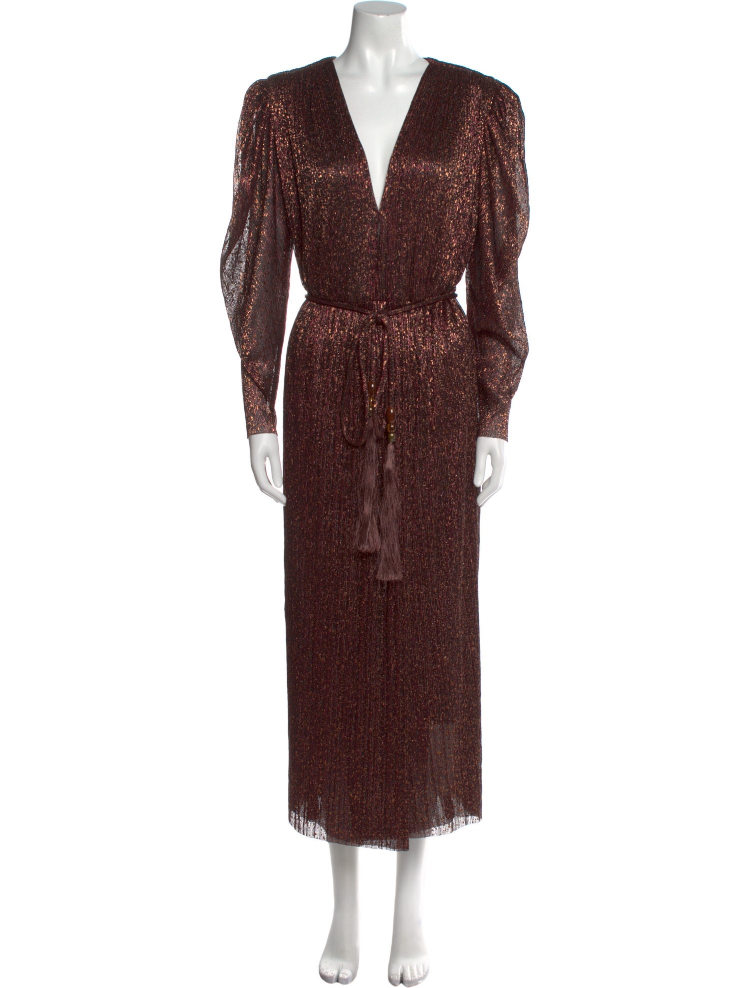 Sabina Musayev Printed Long Dress