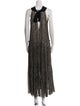 Sabina Musayev Halterneck Long Dress