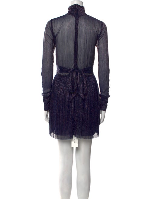 Sabina Musayev Mock Neck Mini Dress