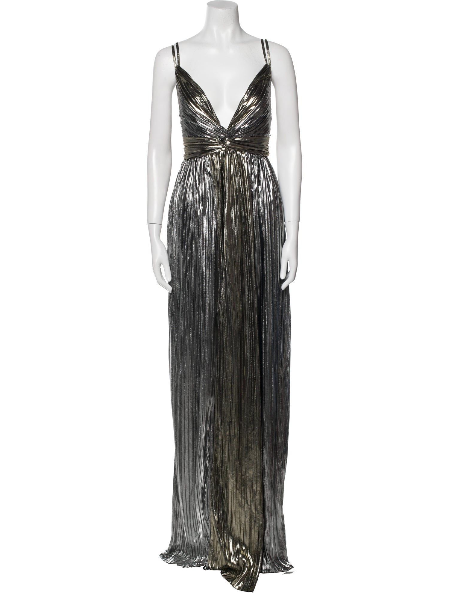 Sabina Musayev V-Neck Long Dress