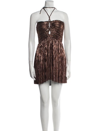 Sabina Musayev Printed Mini Dress