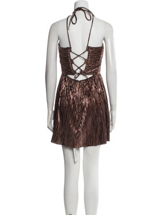 Sabina Musayev Printed Mini Dress