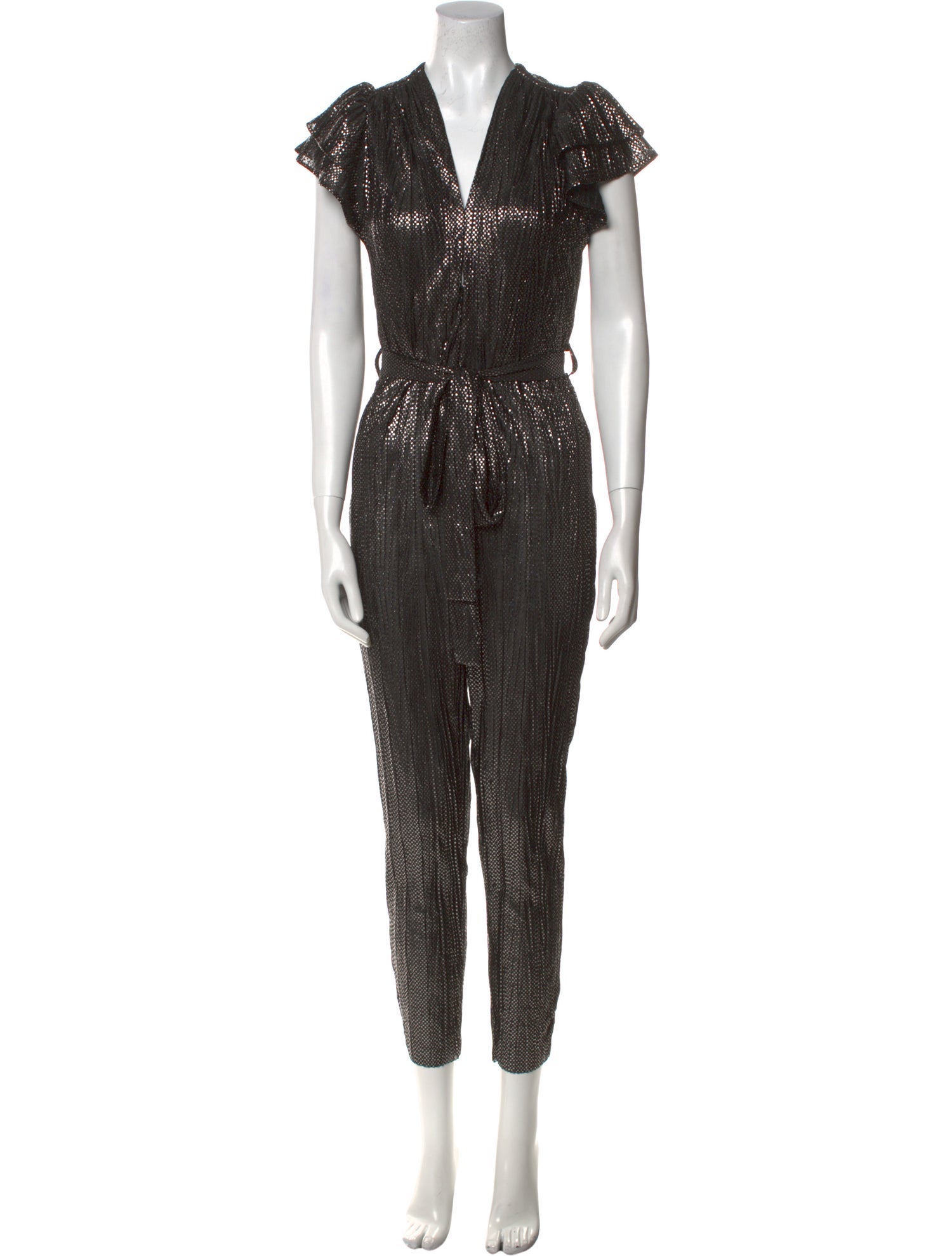 Sabina Musayev V-Neck Jumpsuit