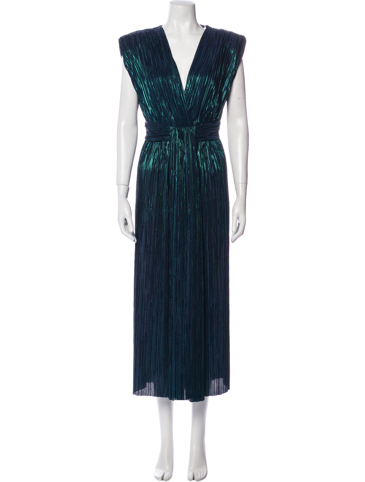 Sabina Musayev V-Neck Knee-Length Dress w/ Tags