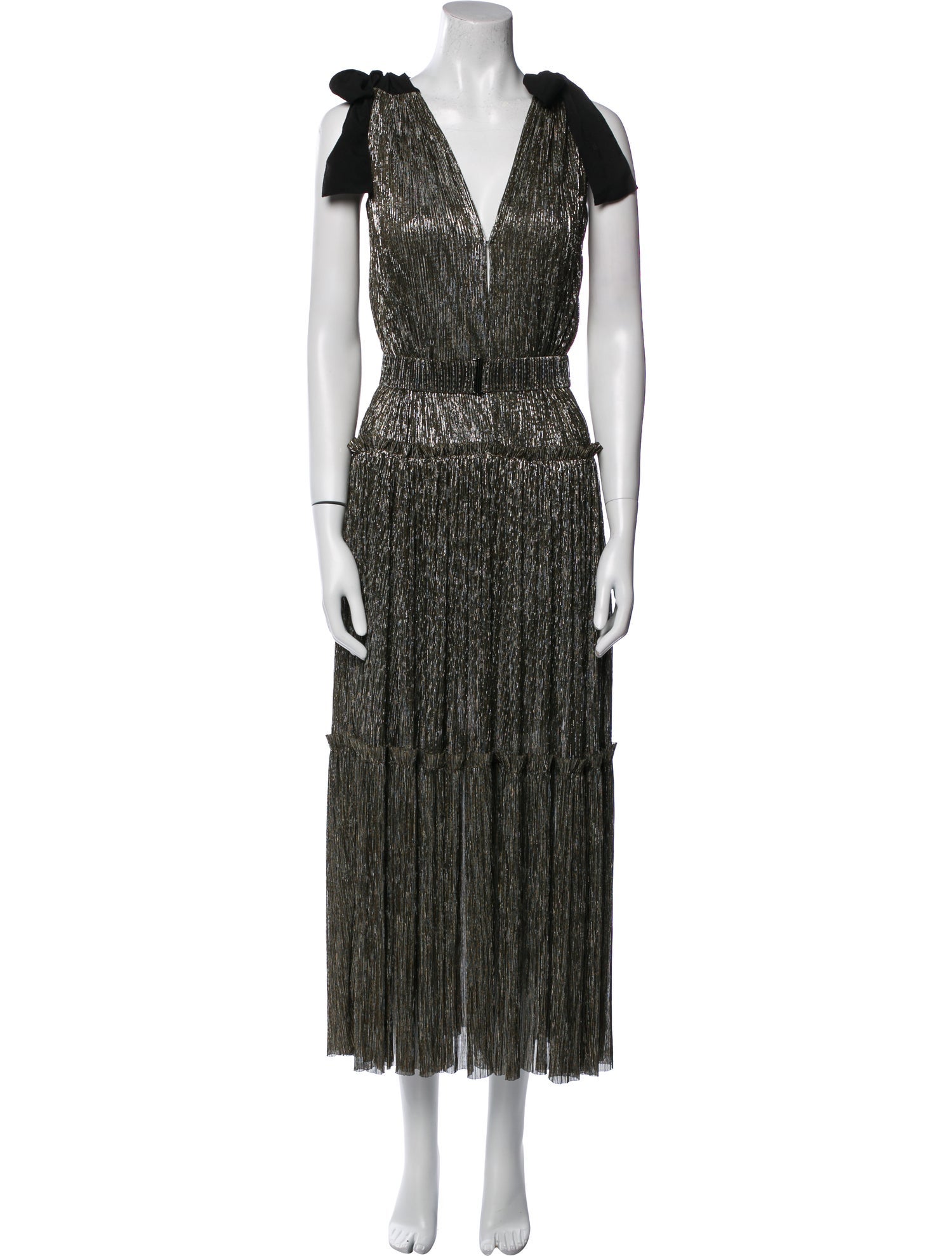 Sabina Musayev Printed Long Dress