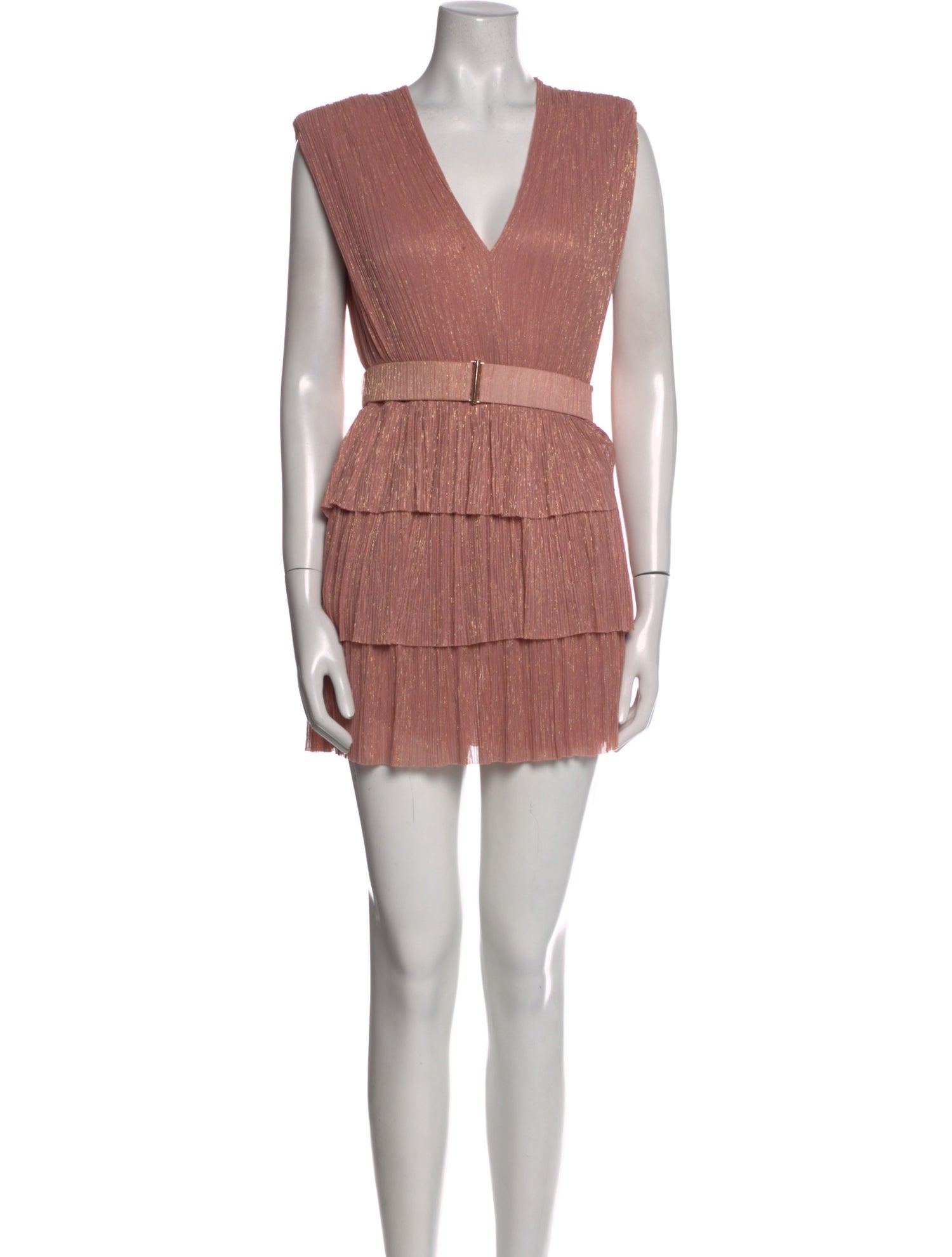 Sabina Musayev V-Neck Mini Dress