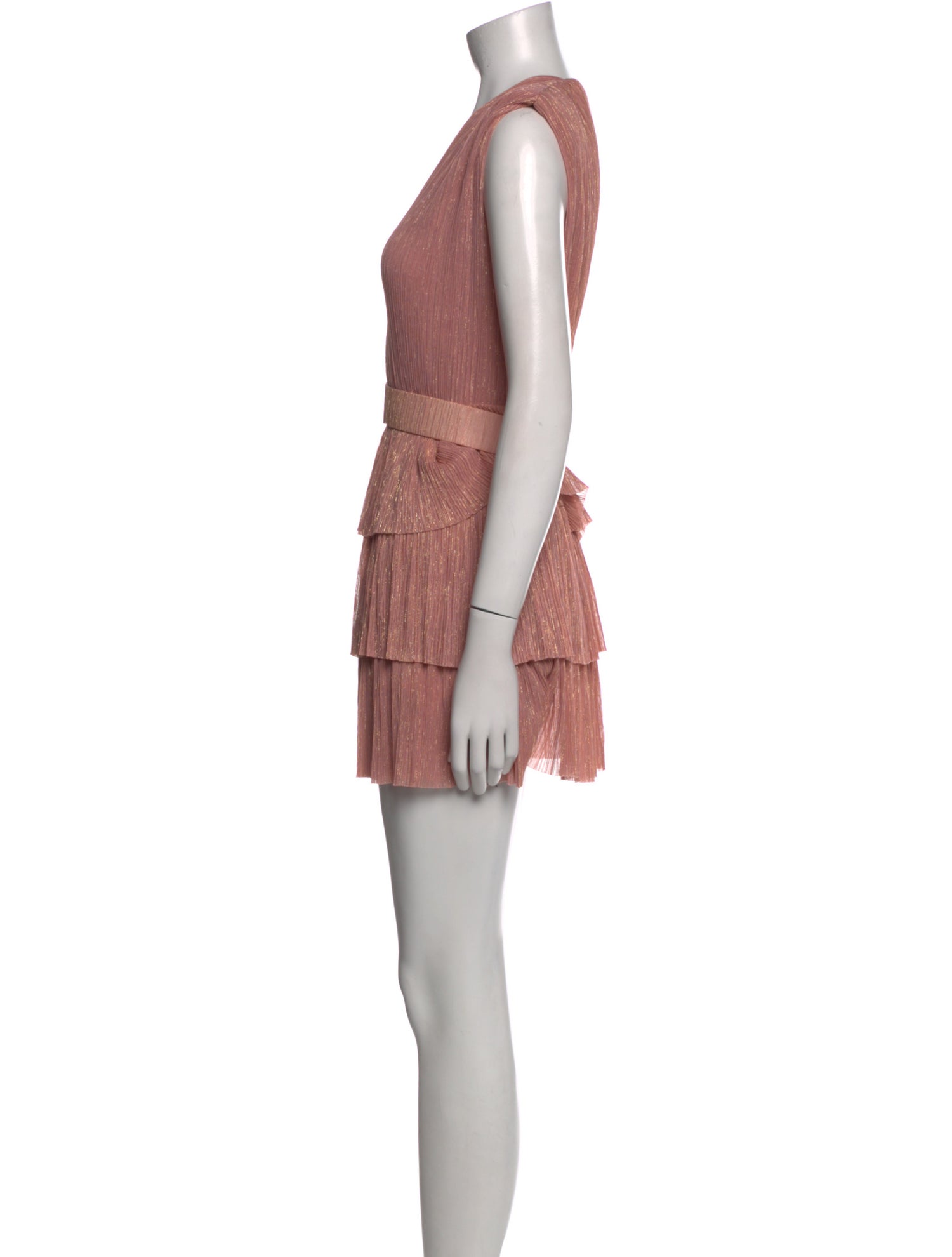 Sabina Musayev V-Neck Mini Dress