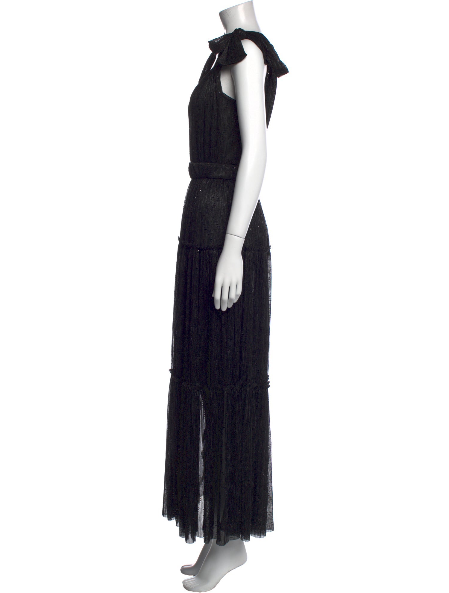 Sabina Musayev V-Neck Long Dress