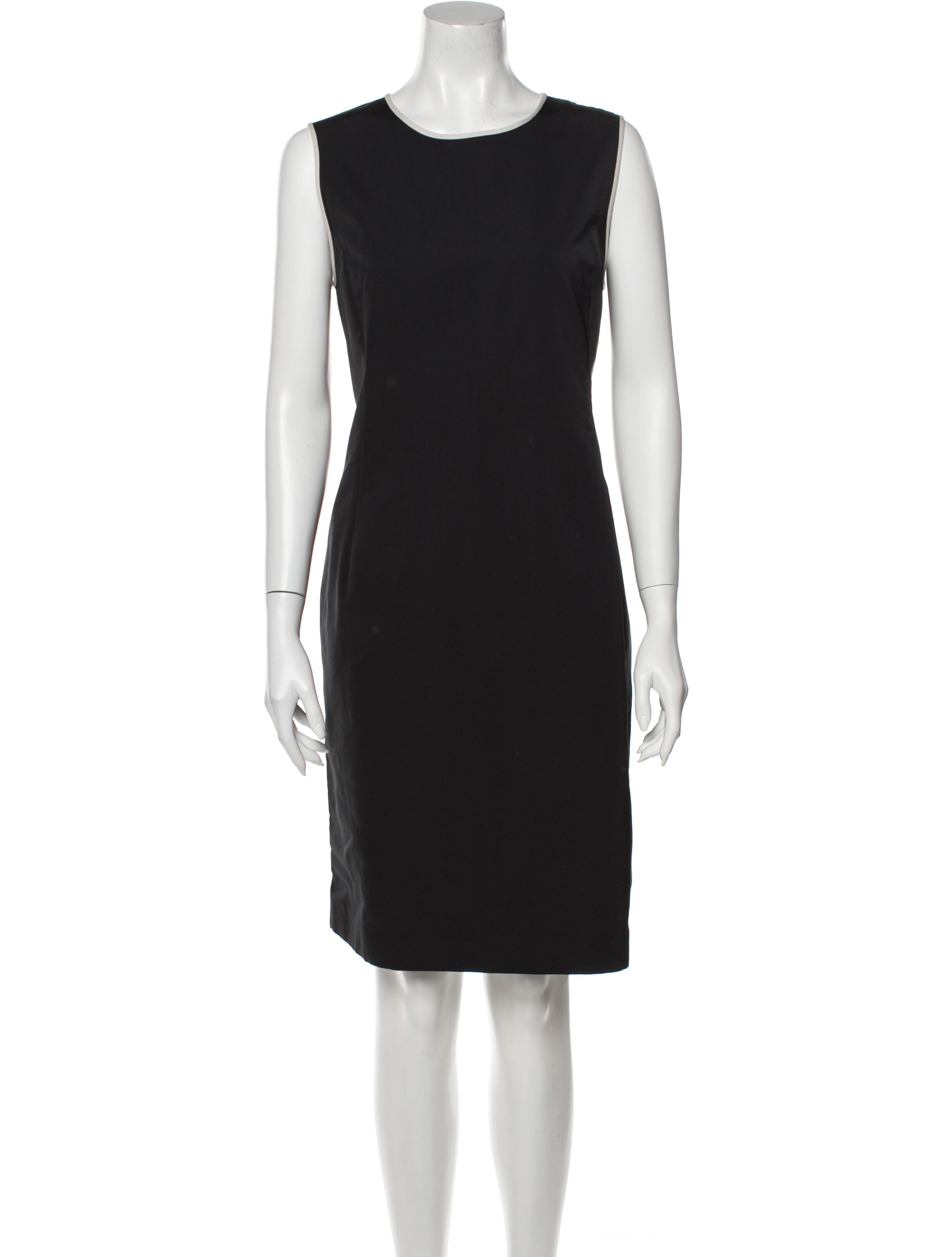 'S Max Mara Scoop Neck Knee-Length Dress