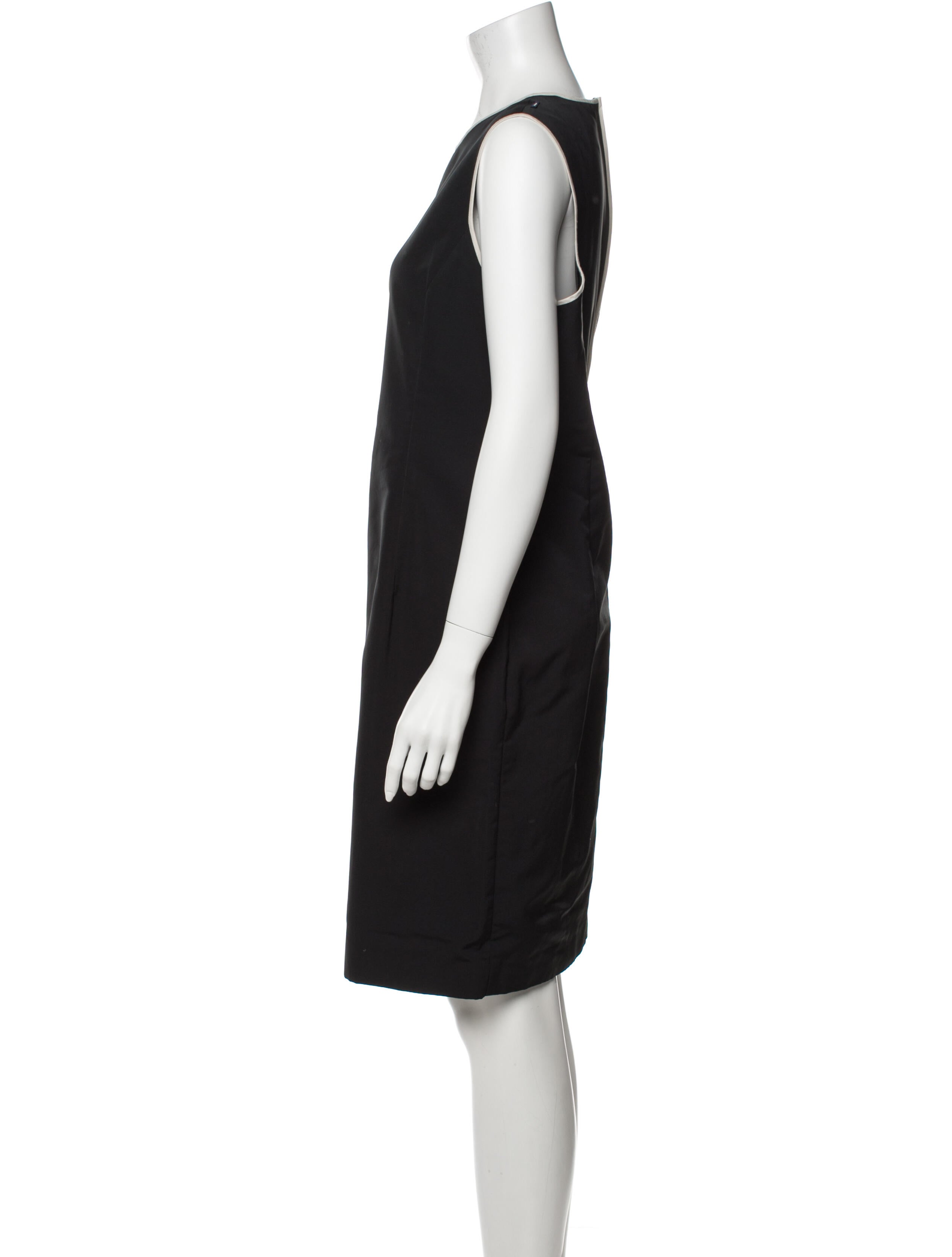 'S Max Mara Scoop Neck Knee-Length Dress
