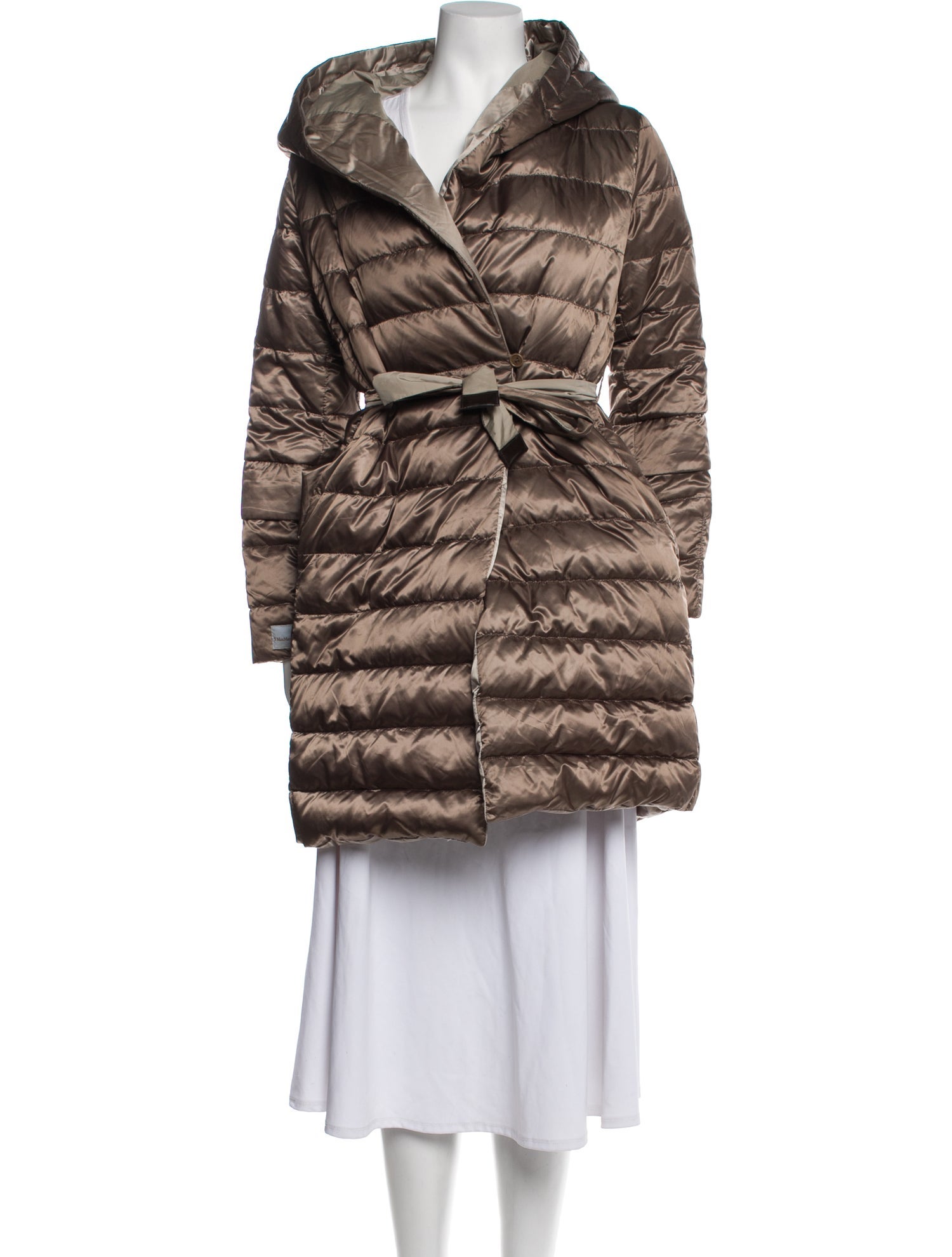 MAX MARA 25S MEDIUM-LENGTH DOWN COAT 174 main image 0