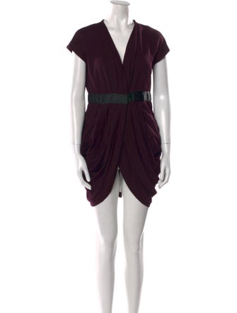 'S Max Mara V-Neck Mini Dress