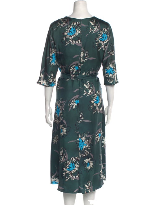 'S Max Mara Silk Midi Length Dress