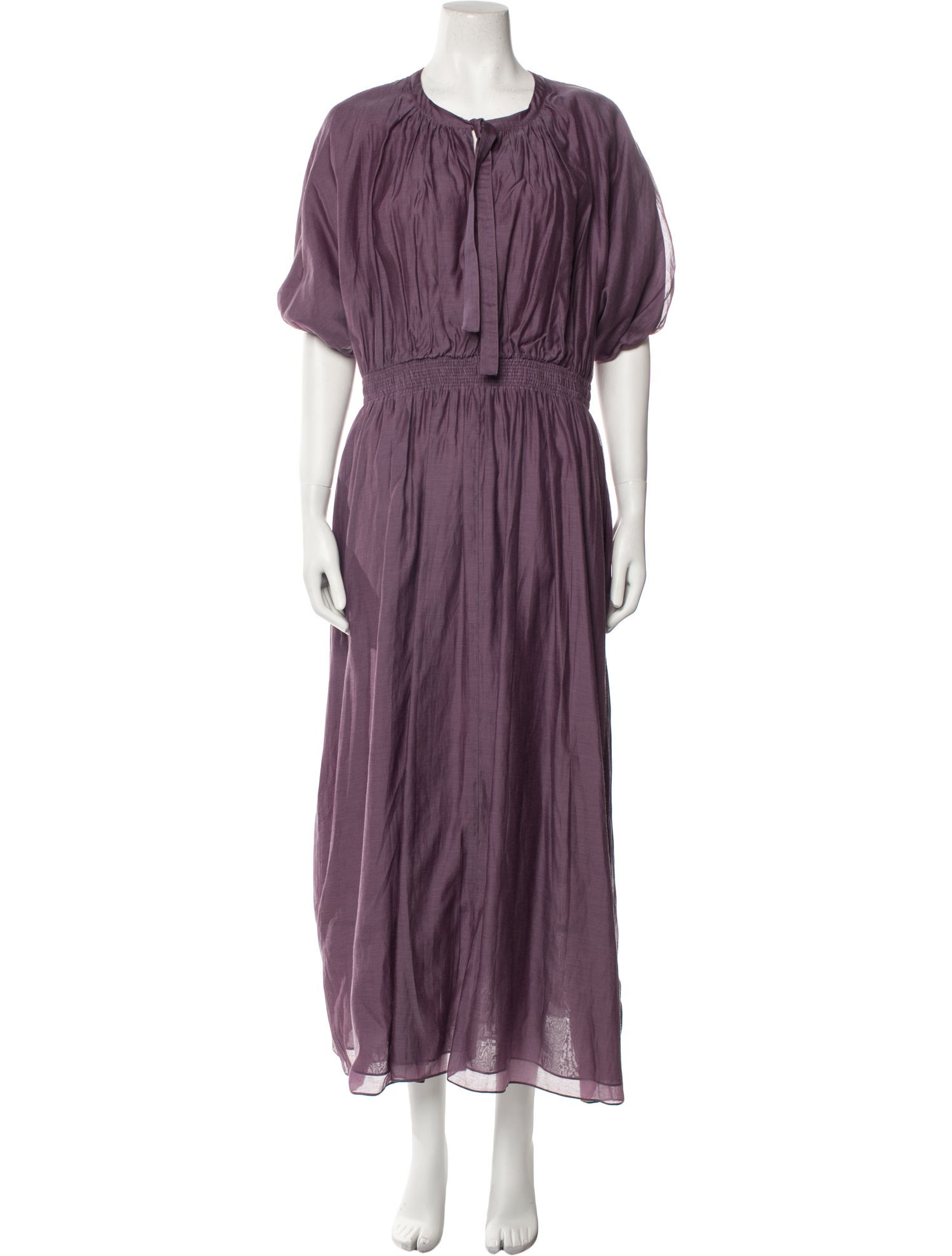 'S Max Mara Crew Neck Long Dress