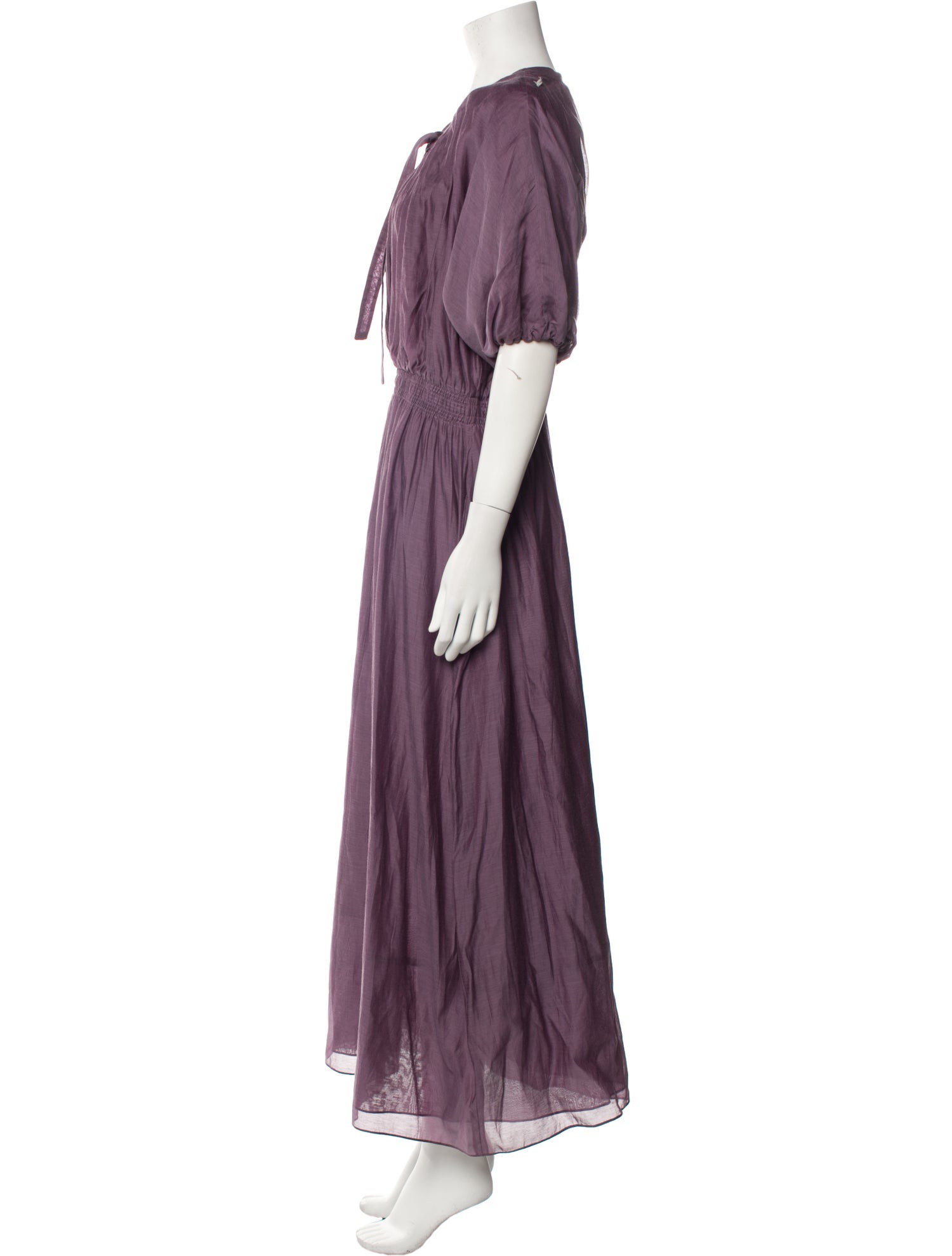 'S Max Mara Crew Neck Long Dress