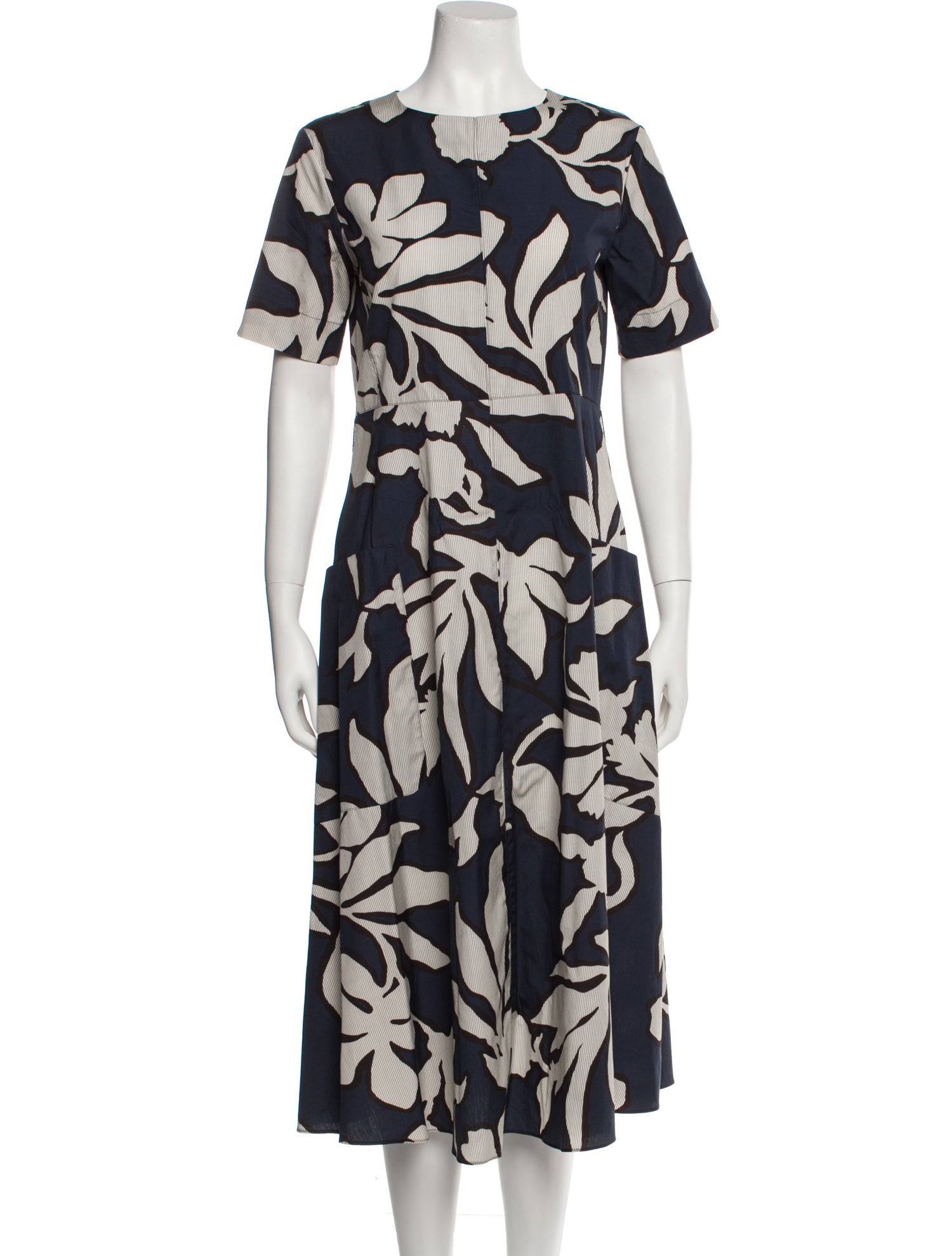 'S Max Mara Printed Long Dress
