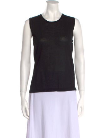 'S Max Mara Crew Neck Sleeveless Top