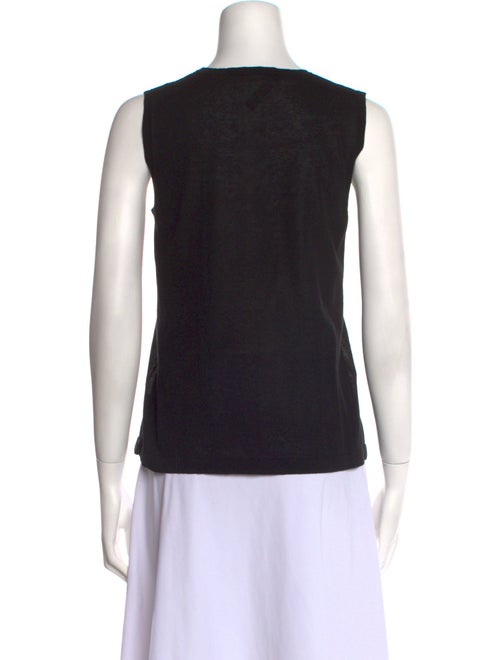 'S Max Mara Crew Neck Sleeveless Top