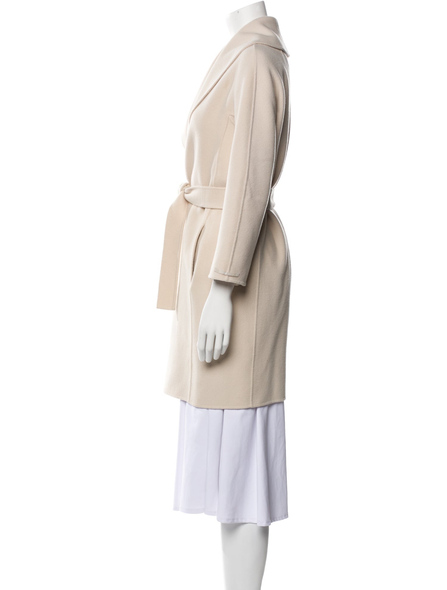 'S Max Mara Virgin Wool Trench Coat
