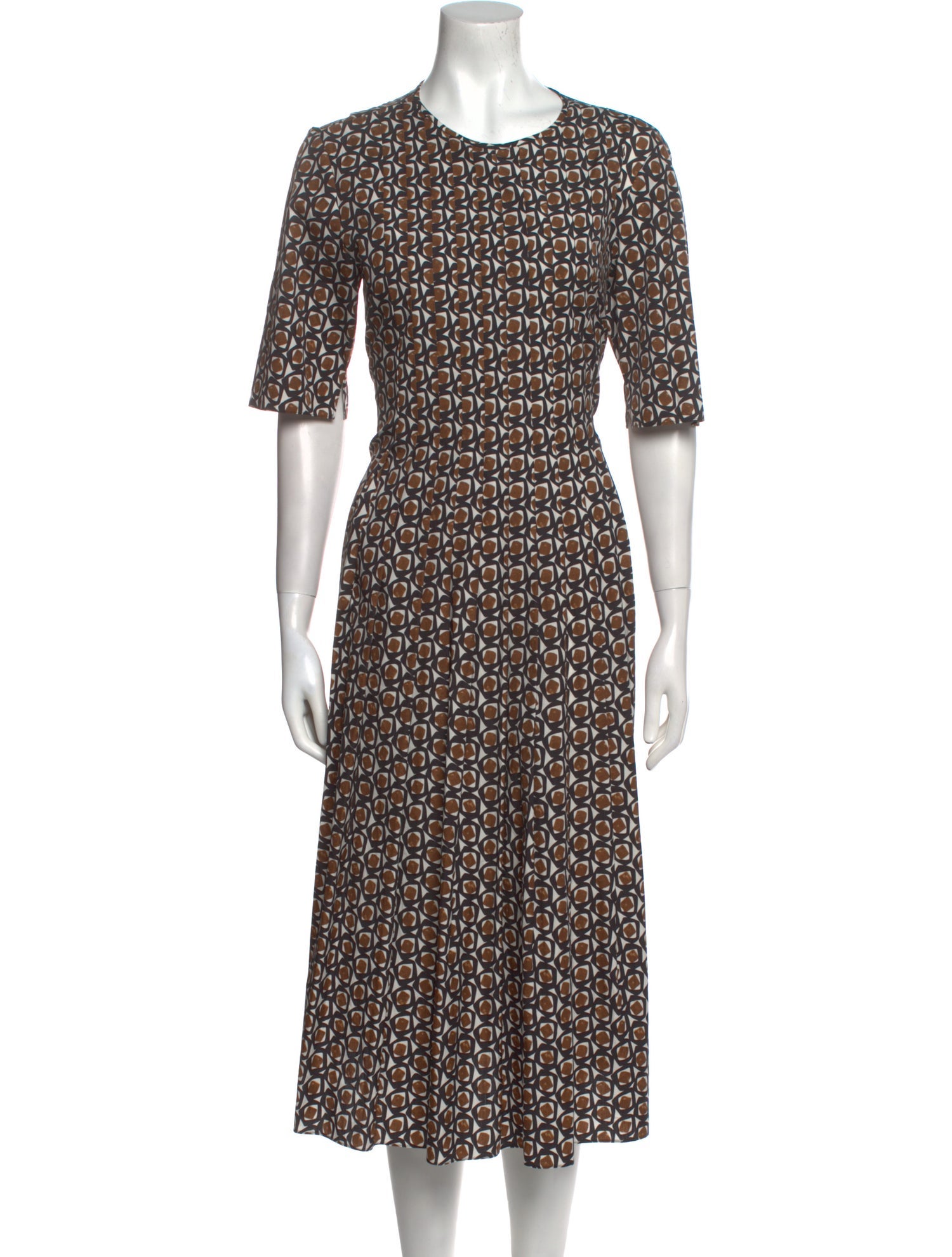 'S Max Mara Printed Long Dress