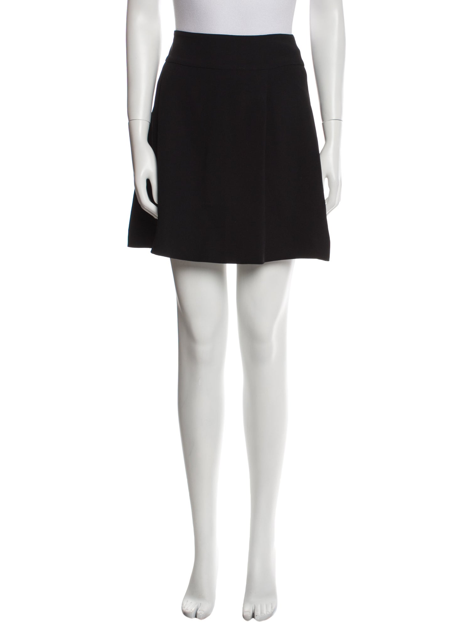 'S Max Mara Pleated Accents Mini Skirt