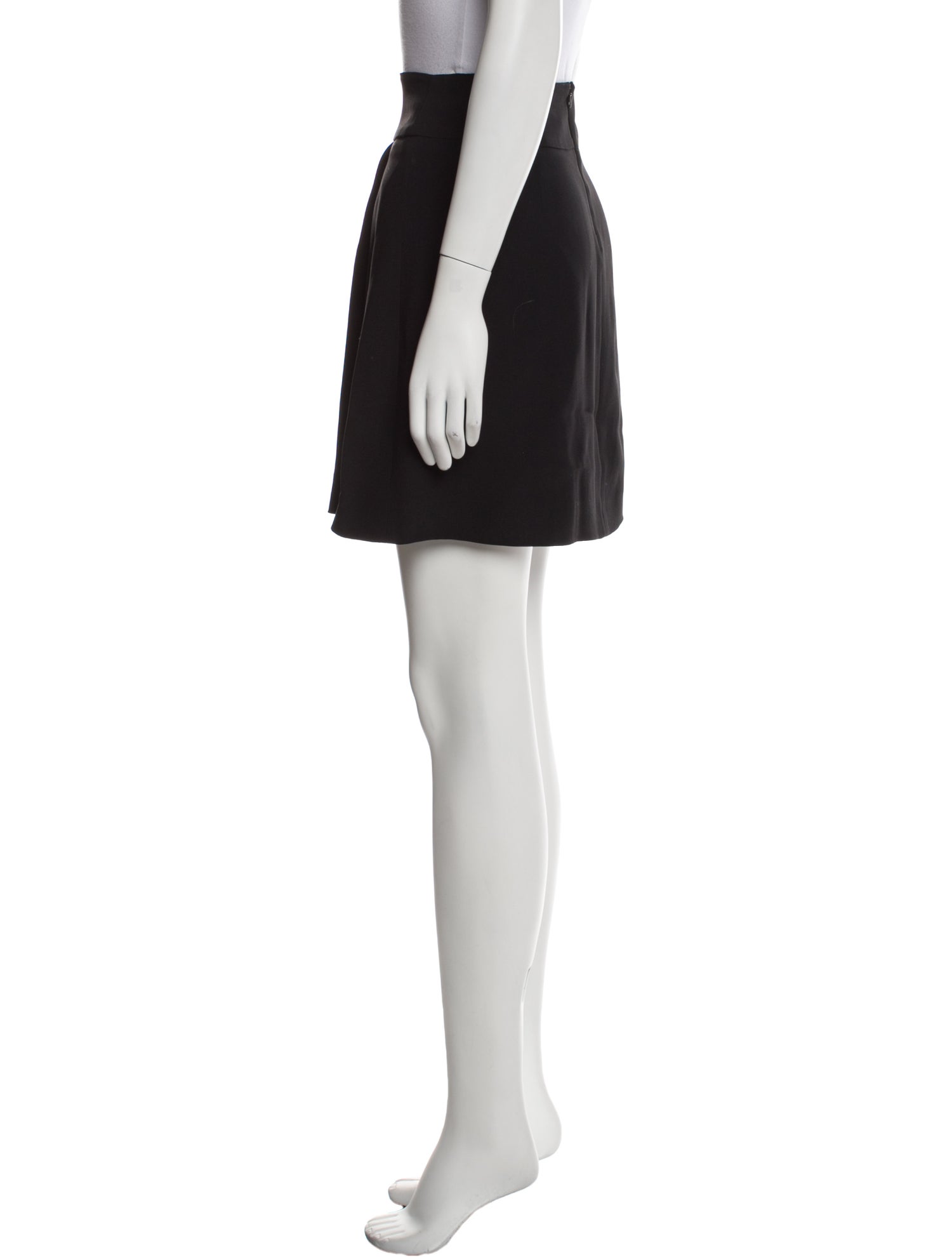 'S Max Mara Pleated Accents Mini Skirt