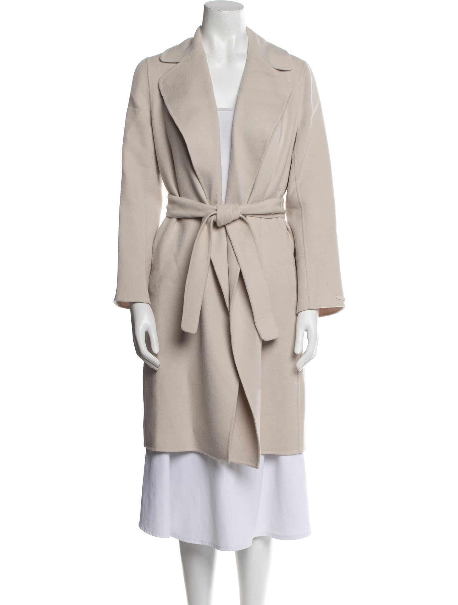 'S Max Mara Virgin Wool Trench Coat
