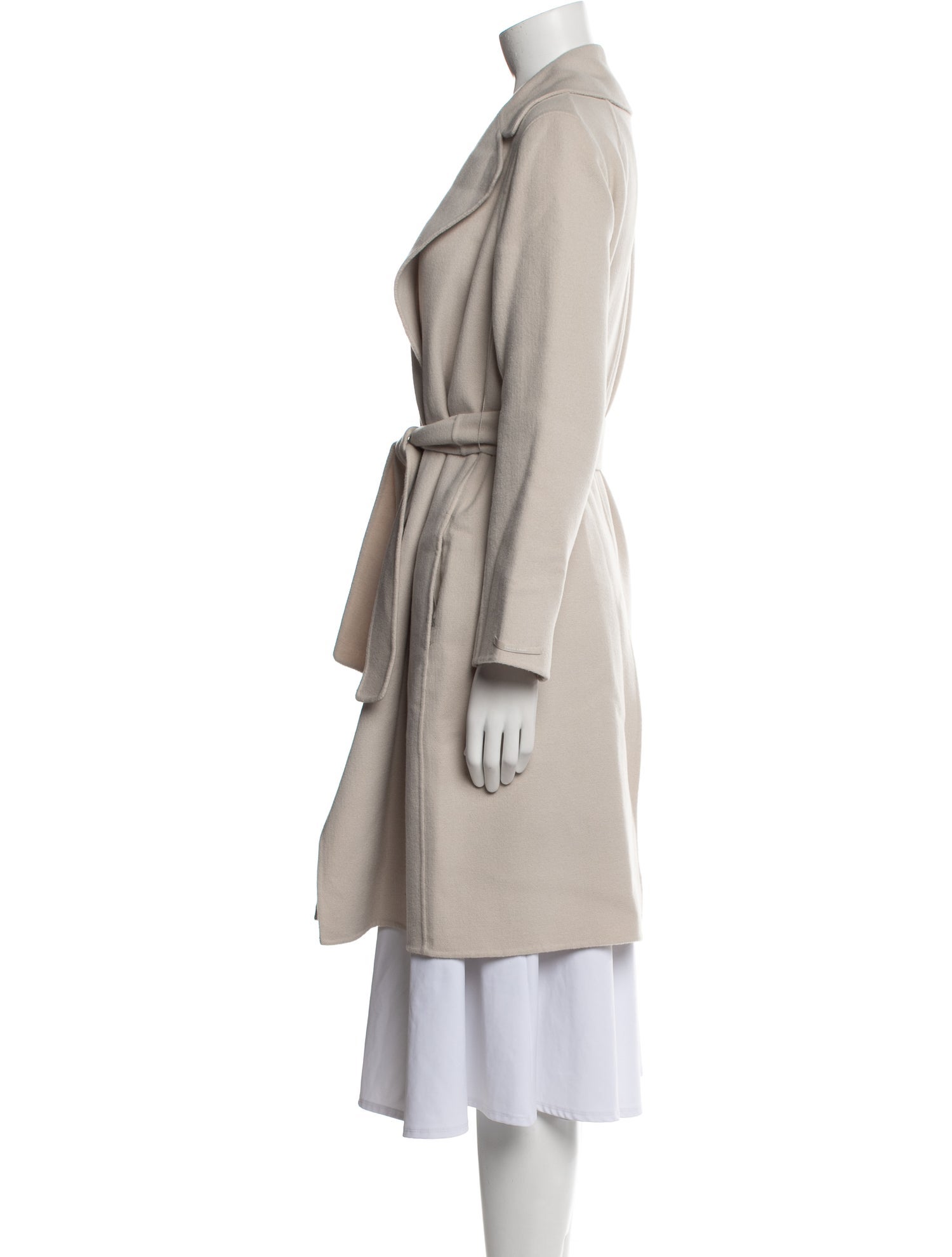 'S Max Mara Virgin Wool Trench Coat