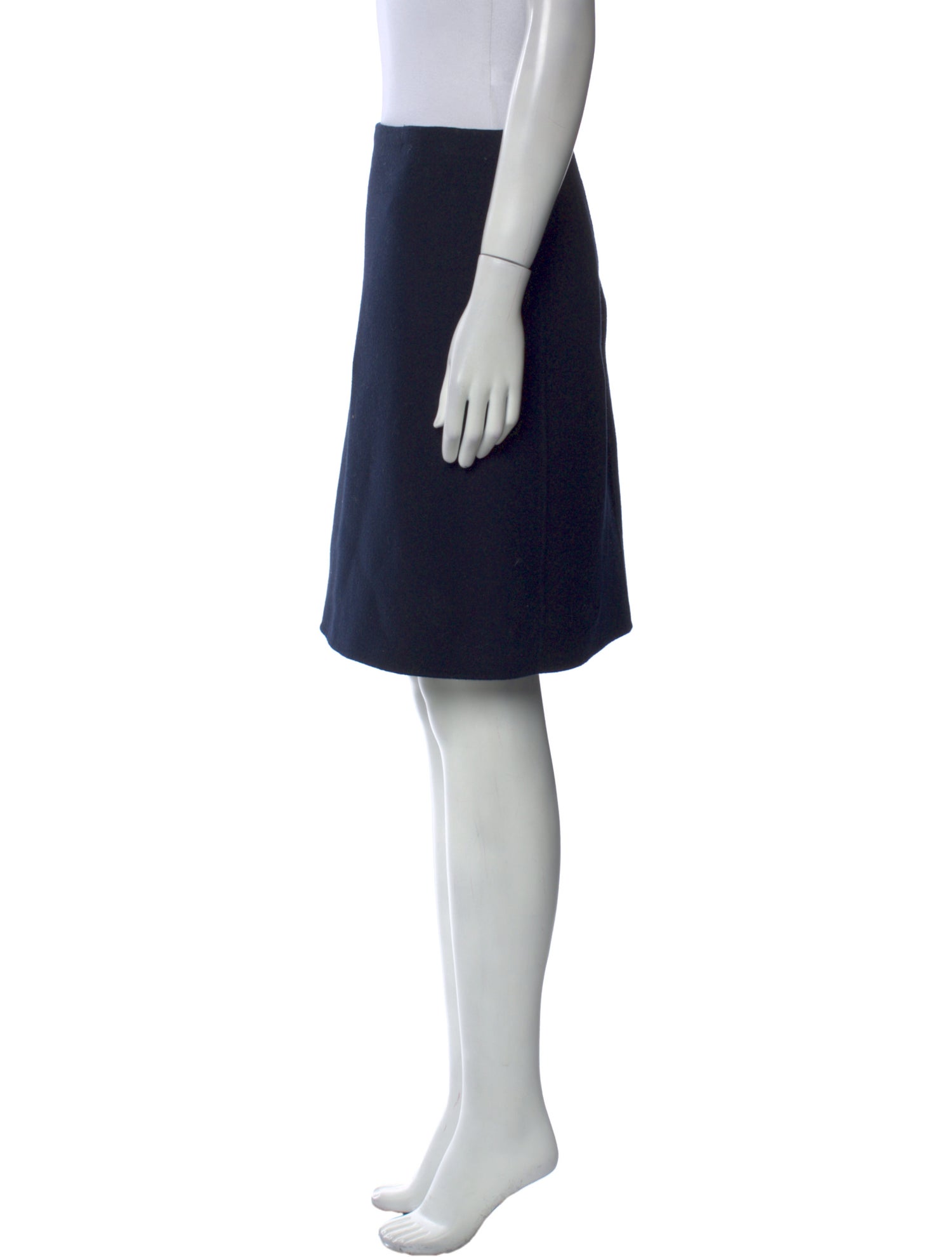 'S Max Mara Virgin Wool Knee-Length Skirt