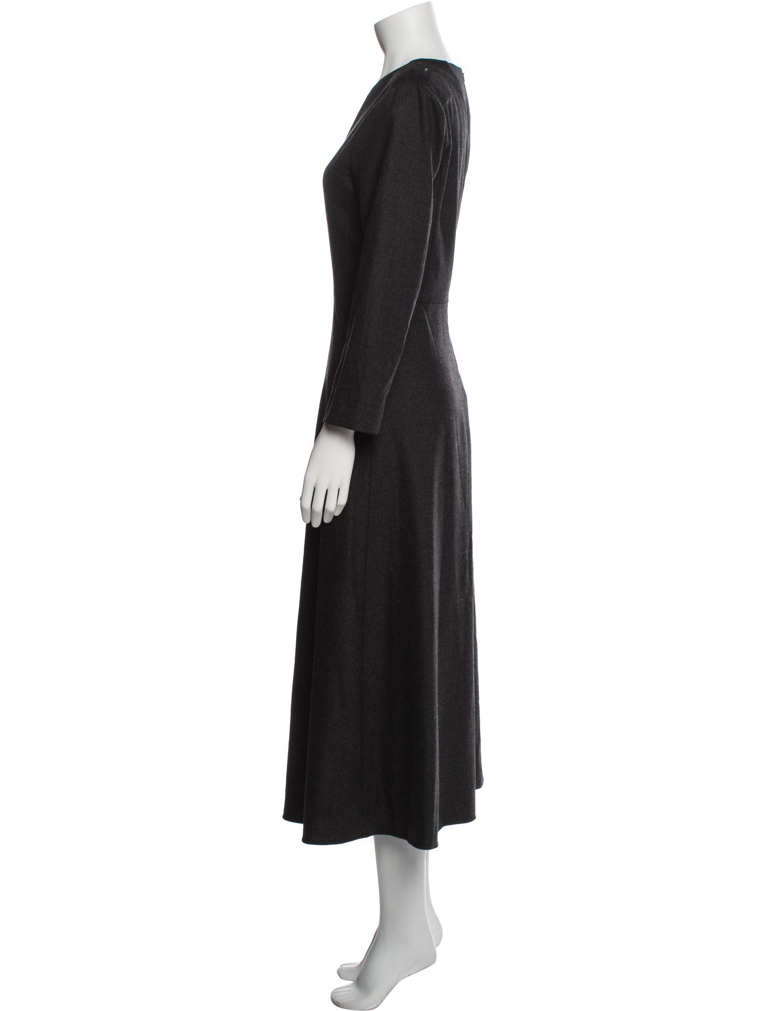 'S Max Mara Scoop Neck Long Dress