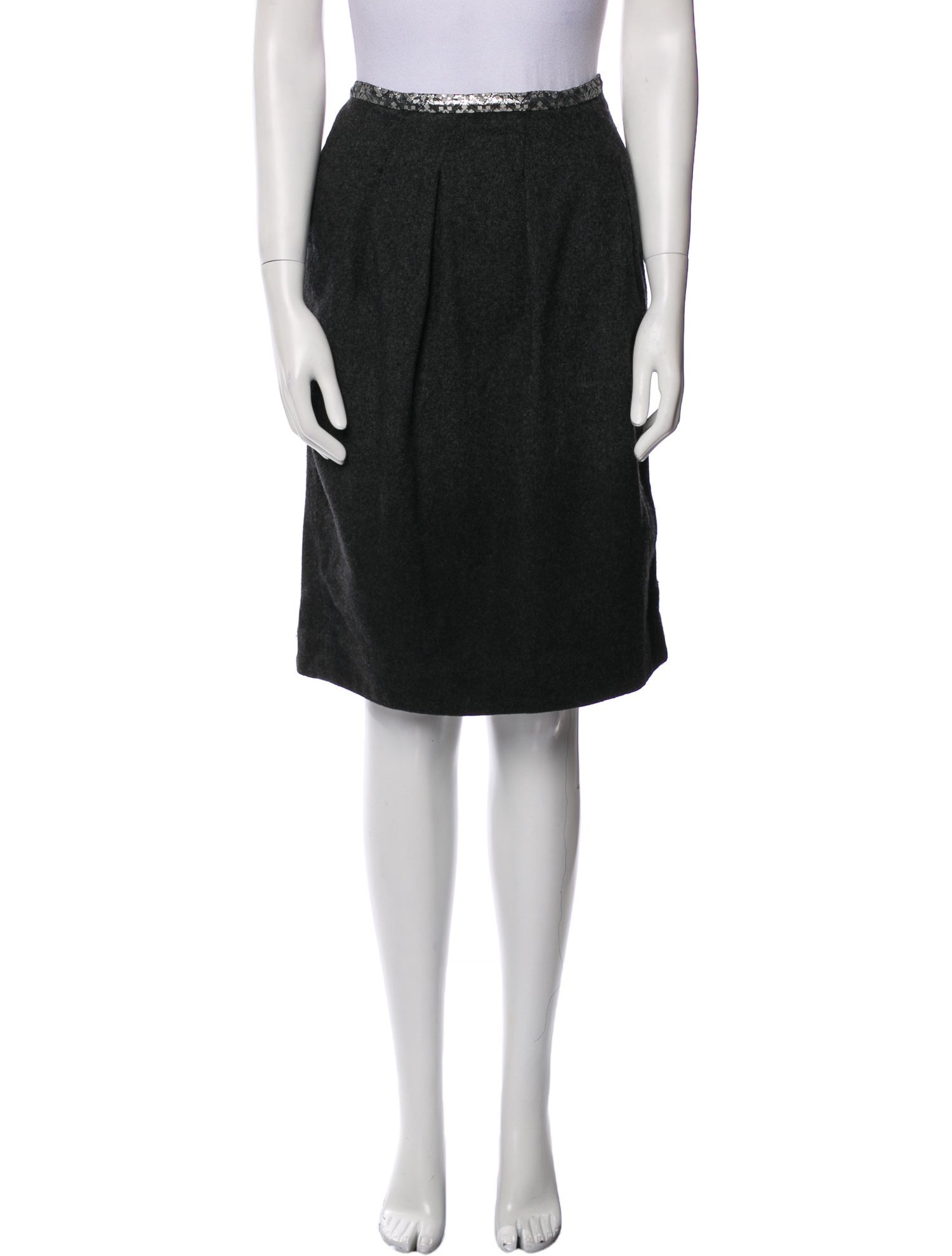 'S Max Mara Wool Knee-Length Skirt