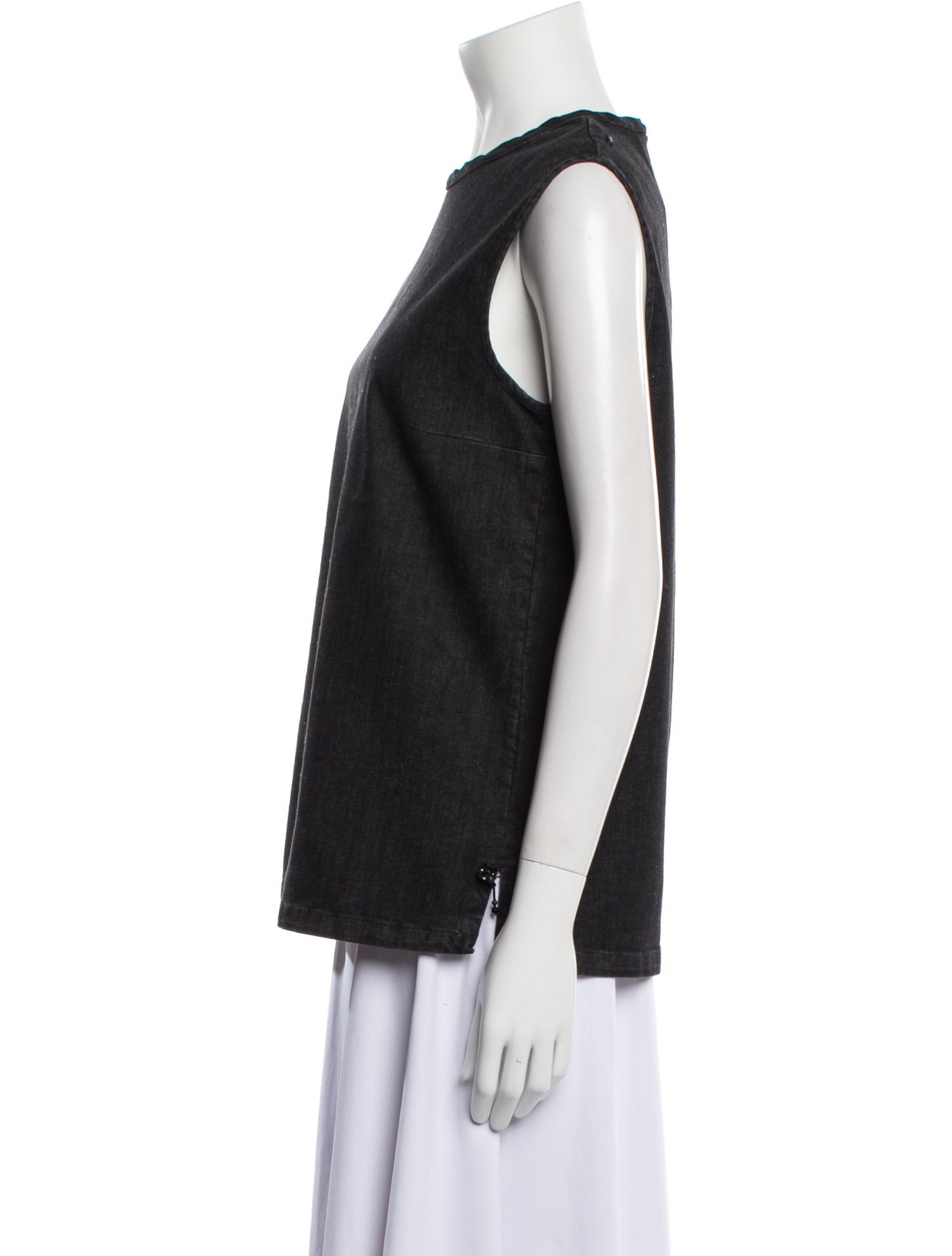'S Max Mara Crew Neck Sleeveless Top
