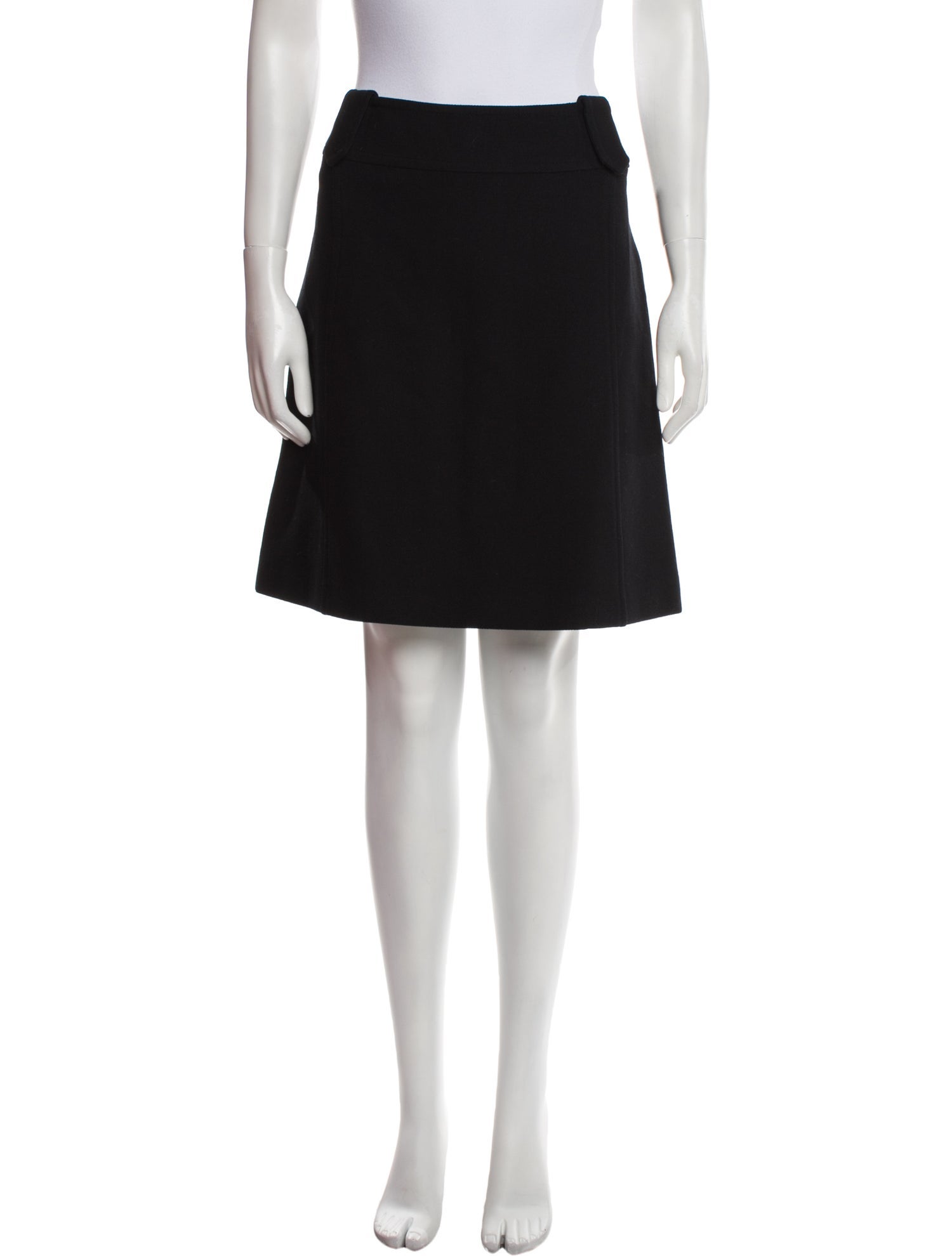 'S Max Mara Virgin Wool Knee-Length Skirt