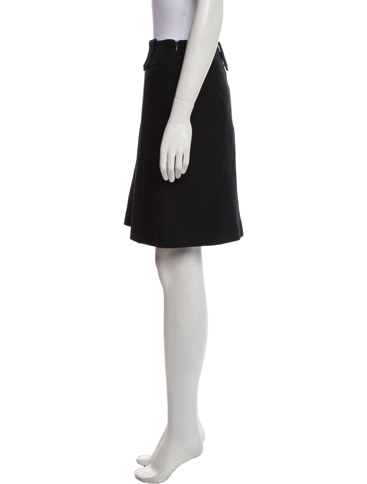 'S Max Mara Virgin Wool Knee-Length Skirt